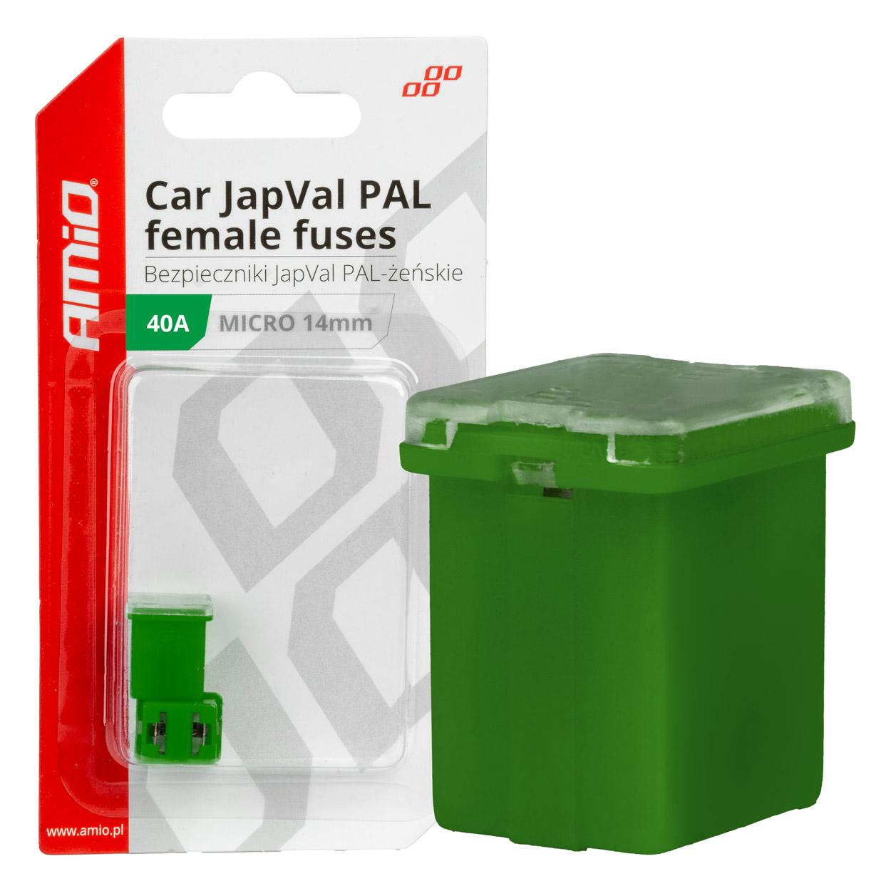 AMiO PAL Micro Hun-sikringer 40A – 2 stk