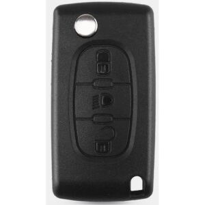 Bilnøglehus til Peugeot / Citroen / Fiat Flip med 3 knapper