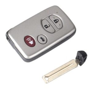 Bilnøglehus til Toyota Remote Nøgle - 4 knapper