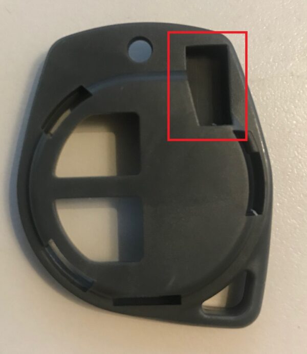 Bilnøglehus til Suzuki HU133R / TOY43 / SZ11R - 2-Knapper - Image 6