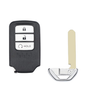 Bilnøglehus til Honda v4 Hold + 3 Knapper