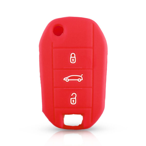 Silikone Nøgleetui til Citroen / Peugeot - 3-knapper - Image 4