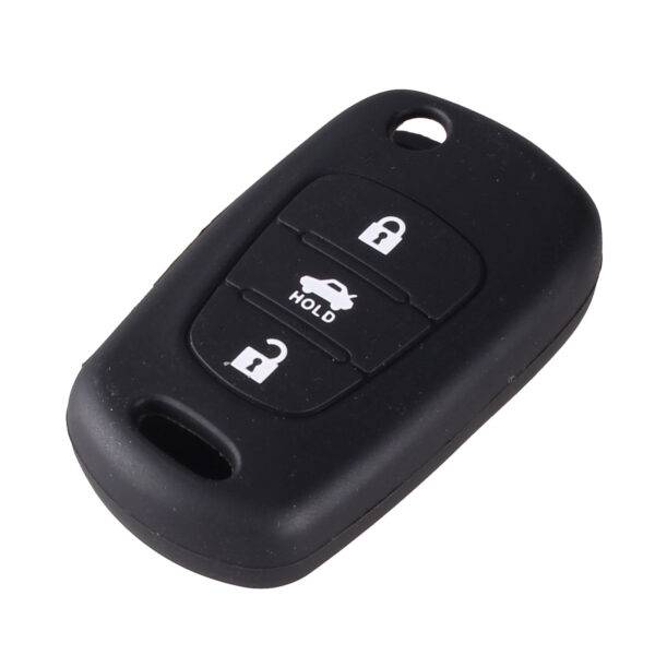 Silikone Nøgleetui til Hyundai / KIA HOLD - 3-knapper - Image 6