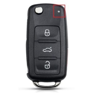 Bilnøglehus til VW / Skoda - 3-knapper