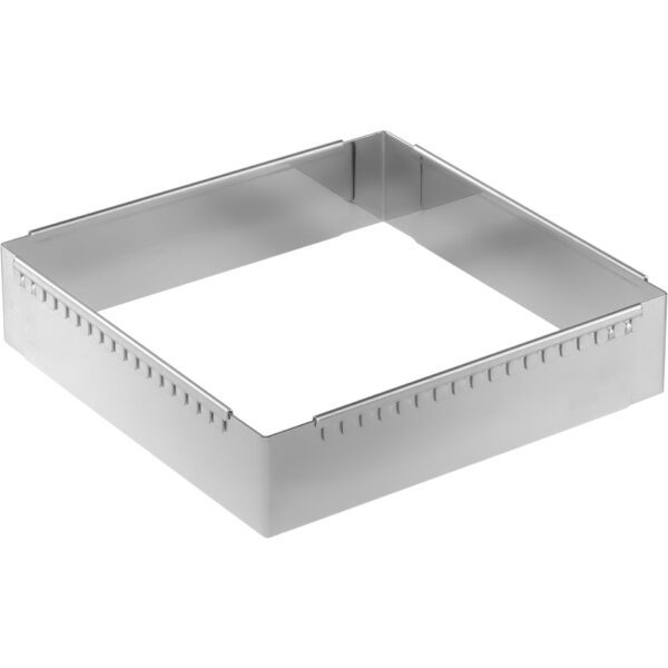 De Buyer Patisserie Justerbar Firkantet Bageramme – 20 til 37 cm