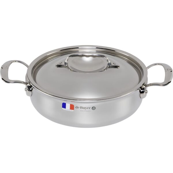 De Buyer Affinity Lav Gryde med Låg – 24 cm