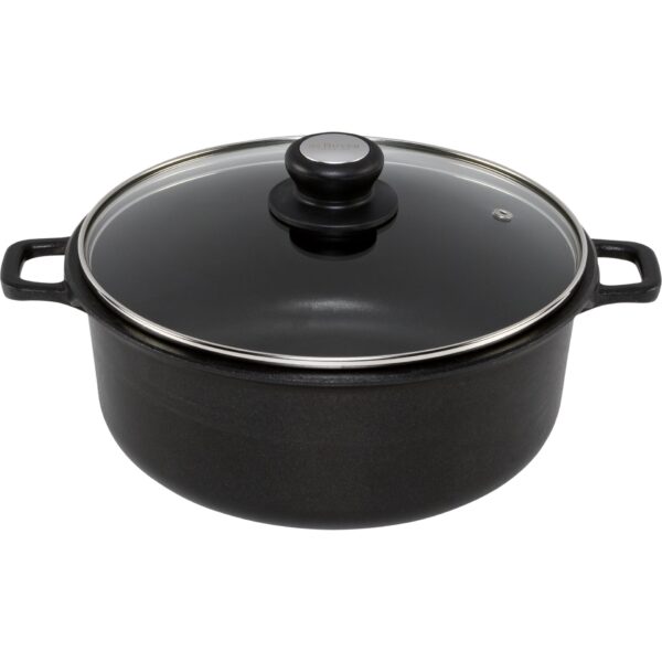 De Buyer Choc Extreme Gryde med Glaslåg – 28 cm