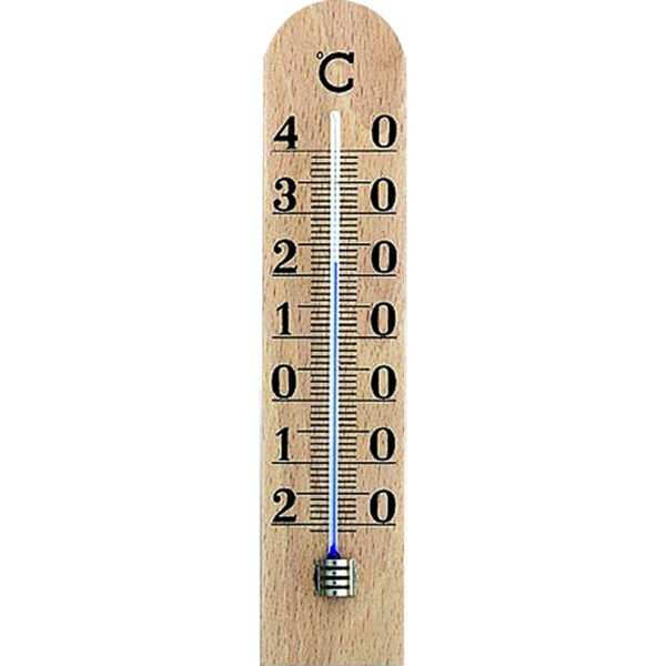 TFA 12.1005 – Analogt Indendørstermometer i Bøgetræ