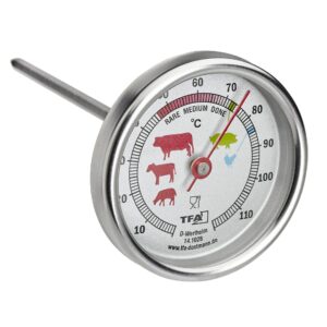 TFA 14.1028 – Analogt Kødtermometer i Rustfrit Stål
