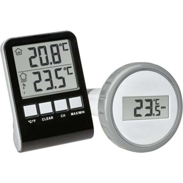 TFA 30.3067.10 PALMA – Trådløst Pooltermometer med Indendørsdisplay