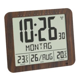 TFA 60.4518.08 – Digital Radiostyret Vægur