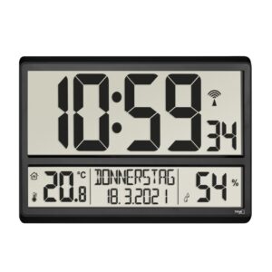TFA 60.4520.01 – Digitalt XL Radiostyret Vægur