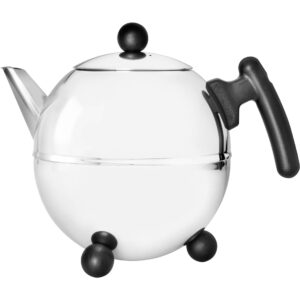 Bredemeijer Duet Bella Ronde Tekande – 1,5 L (Rustfrit Stål / Sort)
