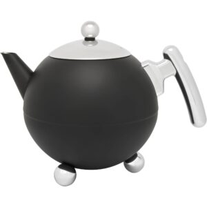 Bredemeijer Duet Bella Ronde Tekande – 1,2 L (Mat Sort / Krom)