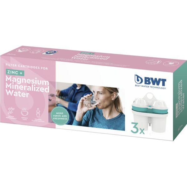 BWT 814453 +Zinc Magnesium Mineralized Water – 3-pak filterpatroner