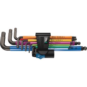 Wera 950/9 Hex-Plus HF 1 Unbrakonøglesæt – 9 dele, BlackLaser