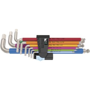 WERA 3950/9 Hex-Plus Multicolour Imperial Stainless 1 – 9 dele