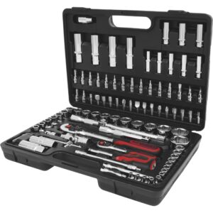 KS Tools 1/4" + 1/2" CHROMEplus topnøglesæt, 96 dele