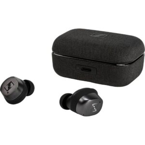 Sennheiser Momentum True Wireless 4 – Sort/Grå Trådløse In-Ear Høretelefoner