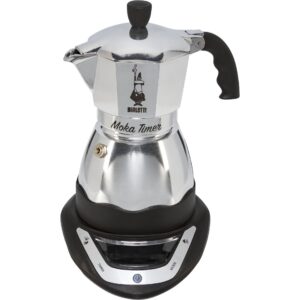 Bialetti Moka Timer 3-kops – Elektrisk Espressokande med timerfunktion