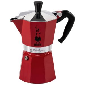 Bialetti Moka Express 6-kops Rød (Rossa) – Espressokande
