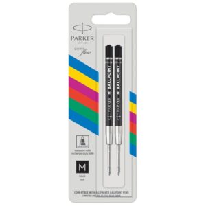 Parker Quinkflow Basic Kuglepen Refill M – Sort (1x2)