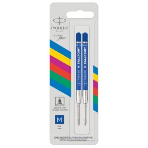 Parker Quinkflow Basic Kuglepen Refill M – Blå (1x2)
