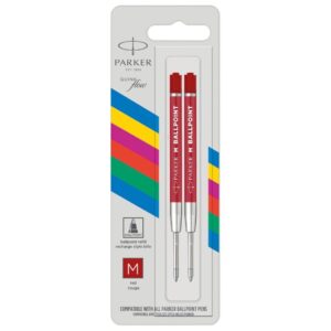 Parker Quinkflow Basic Kuglepen Refill M – Rød (1x2)