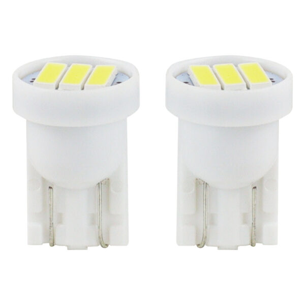 LED Pære T10 W5W 3xSMD 7020 – 12V – 5600K