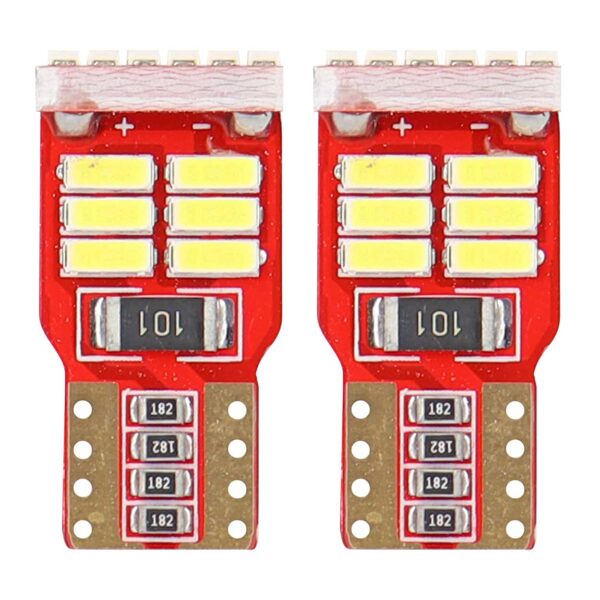 LED W5W CANBUS bilpærer – 2 stk.