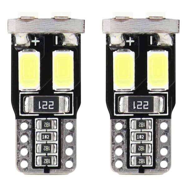 T10 LED Pære 6SMD-2 CANBUS – 12V (Hvid 5600K)