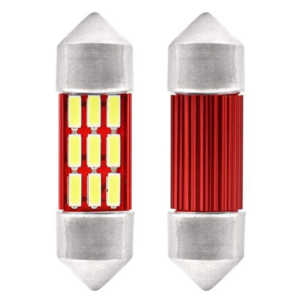 LED Festoon C5W/C10W/C3W 31mm 12x4014 CANBUS – Hvid 5600K (2 stk.)