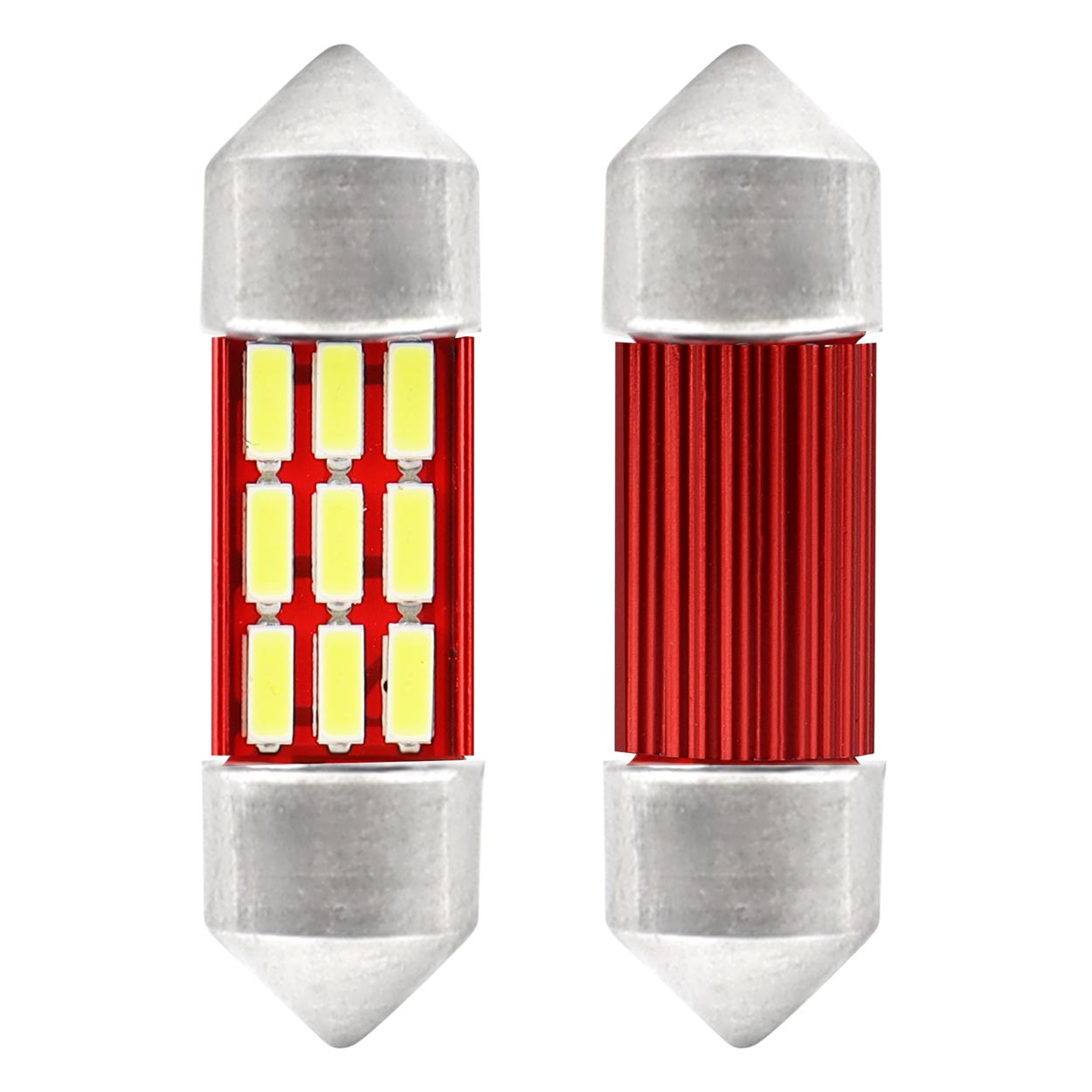 LED Festoon C5W/C10W/C3W 31mm 12x4014 CANBUS – Hvid 5600K (2 stk.)