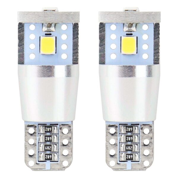 LED W5W T10E 3x2835 CANBUS – Hvid 5600K (2 stk.)