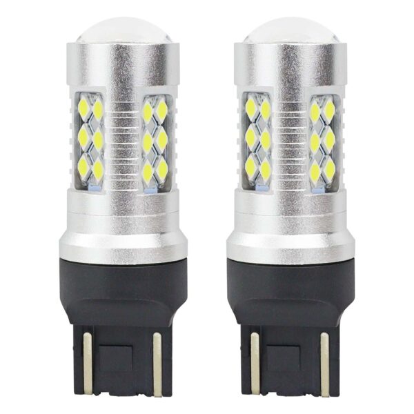 LED T20 7443 W21/5W 24x3030 CANBUS – Hvid 5600K (2 stk.)