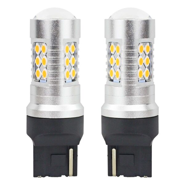 LED T20 WY21W 7440 Amber 24x3030 CANBUS – 800 lm (2 stk.)
