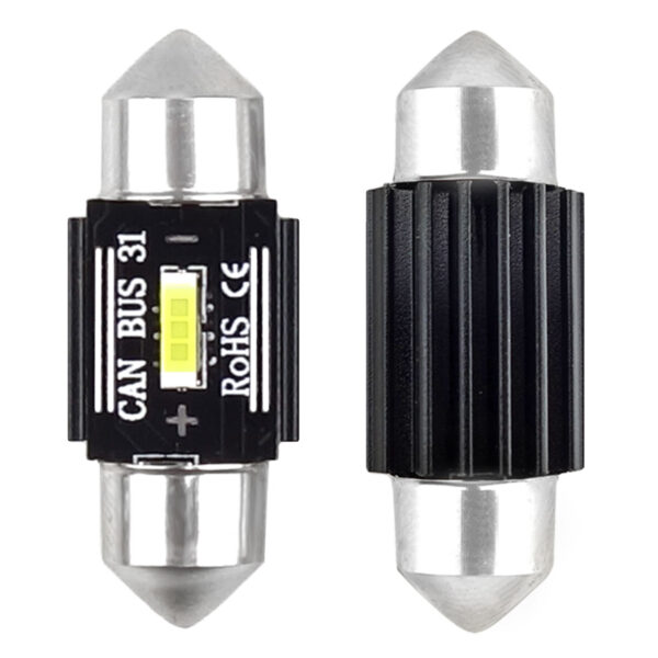 LED C5W 1x SMD 1860 Hvid – Kraftig festoon-pære med CANBUS, 12–24V – 2 stk.