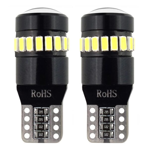 AMiO T10 W5W LED CANBUS 18+1SMD 12V/24V Hvid
