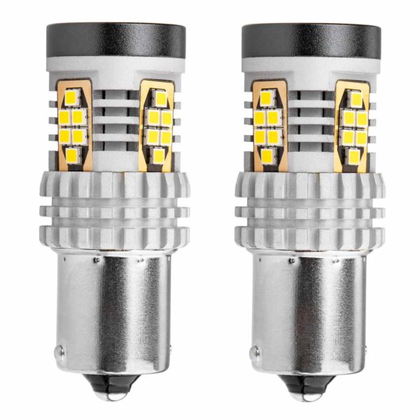 LED P21W BA15S 24xSMD CANBUS – Hvid Xenon 6000K (2 stk.)