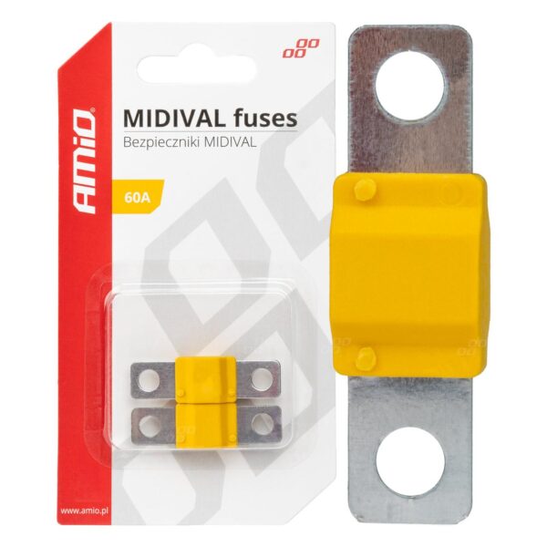 MIDIVAL fladsikringer 60A (2 stk)