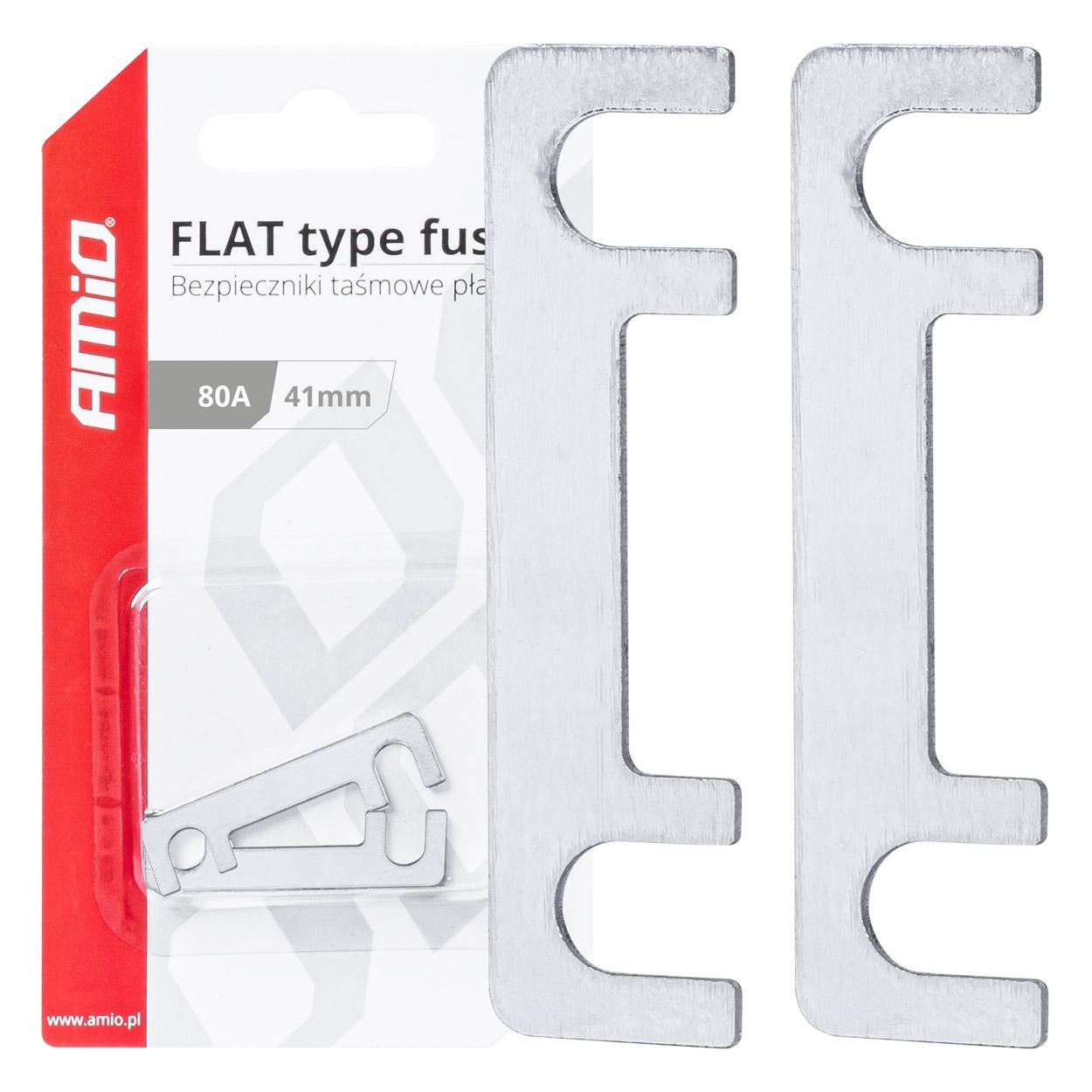 Sikringsskinne 41 mm 80A – 2 stk.