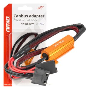 CANBUS H7 6Ω 50W med aluminiumshus – Stabil LED-opgradering uden fejlkoder