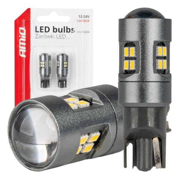 LED CANBUS T10 W5W 16SMD 2016 Hvid – Effektiv og fejlfri belysning til bil og varevogn