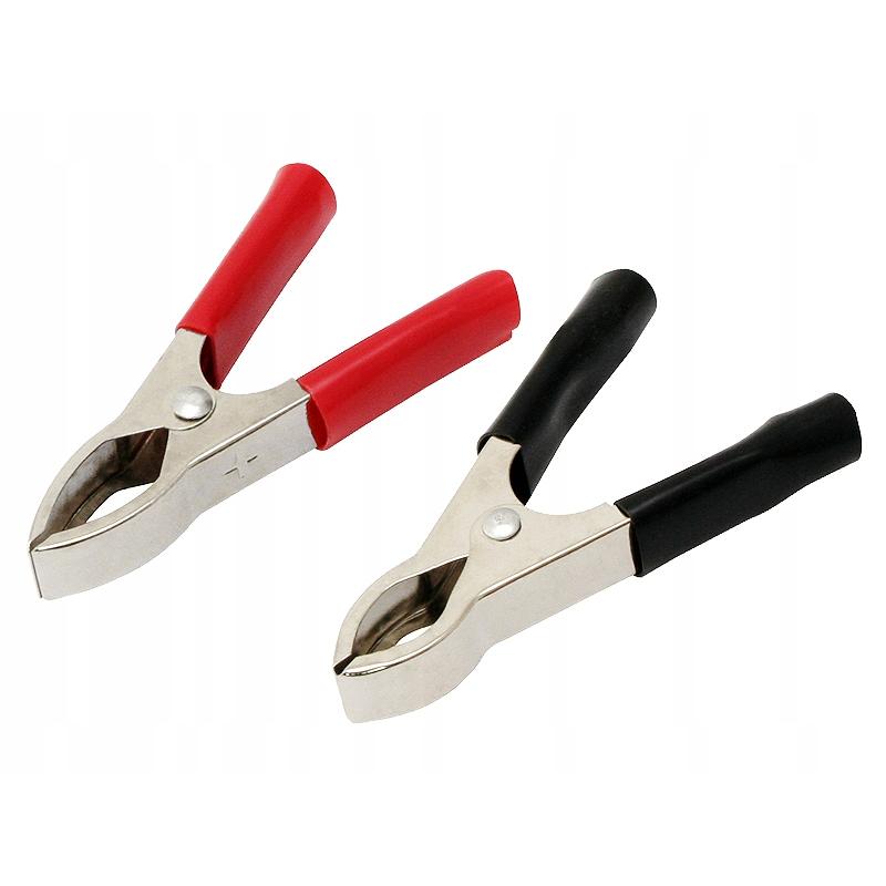 Krokodillenæb 30A – sort/rød – 2 stk.