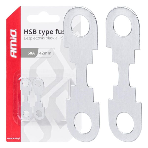 Sikringsskinne HSB 42 mm 60A – 2 stk.