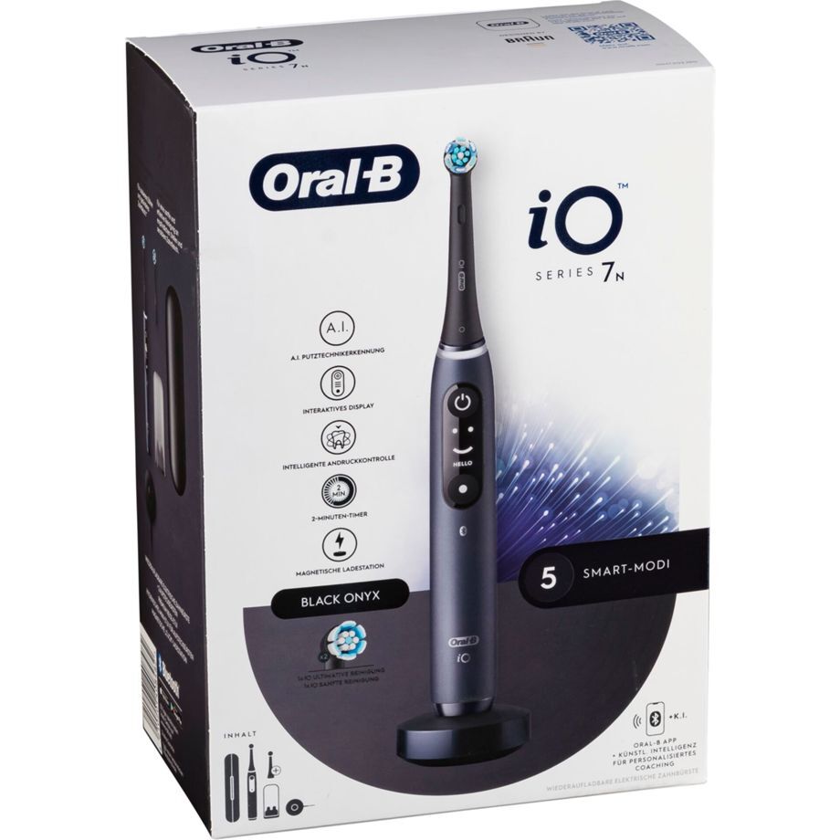 Oral-B iO Series 7N Elektrisk Tandbørste – Black Onyx