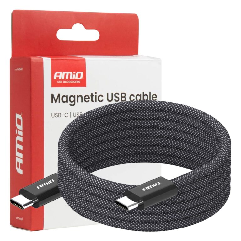 Magnetisk USB-C til USB-C kabel 60W – 1 meter