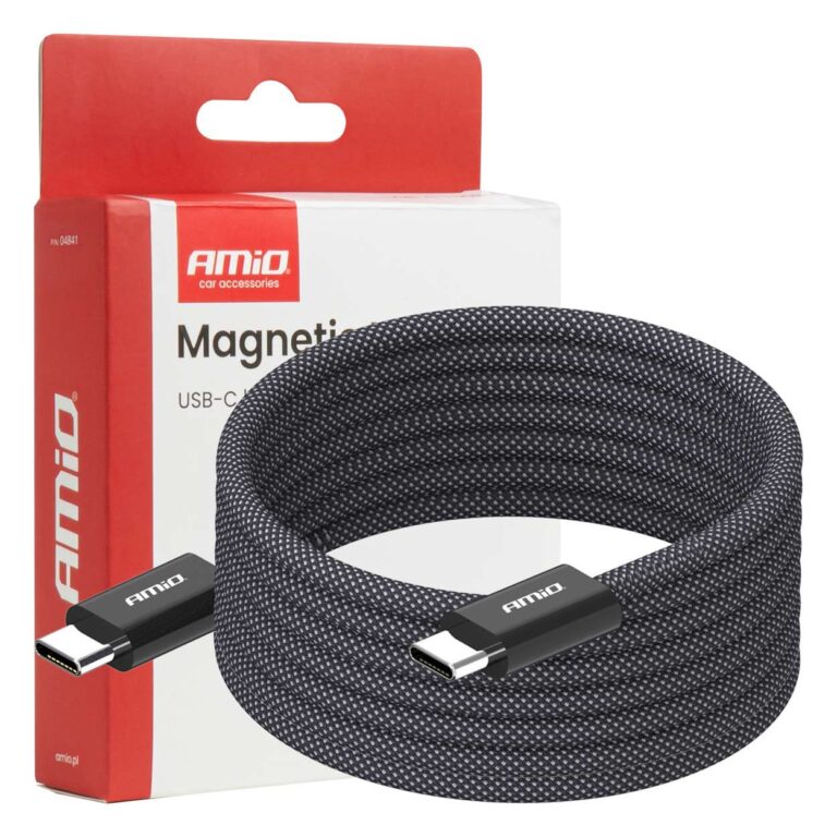 Magnetisk USB-C til USB-C kabel 60W – 2 meter