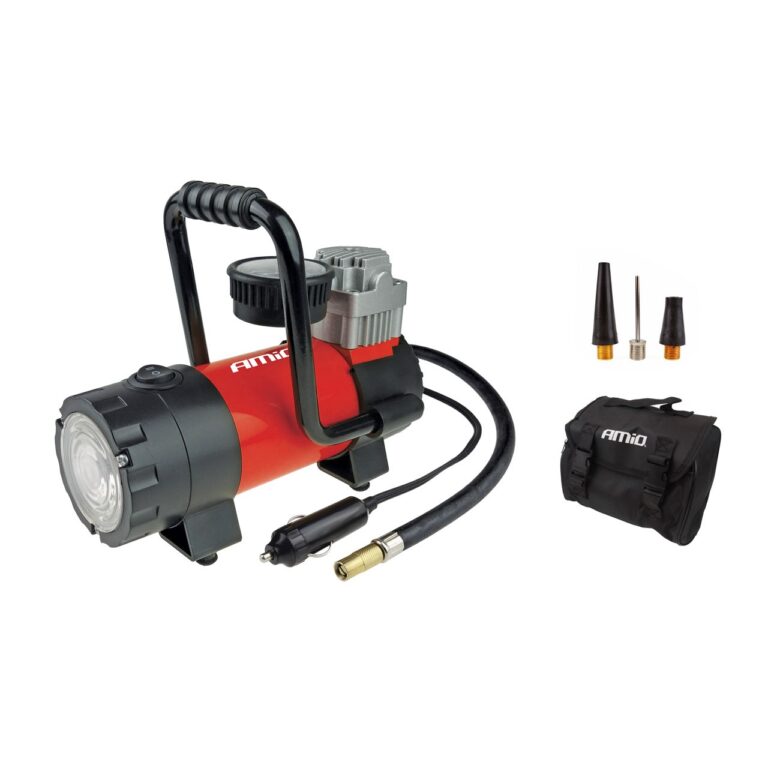 12V Luftkompressor HQ med LED – 7 bar