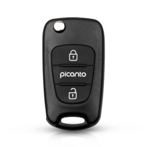 Bilnøglehus til Kia Picanto - 2/3-Knapper